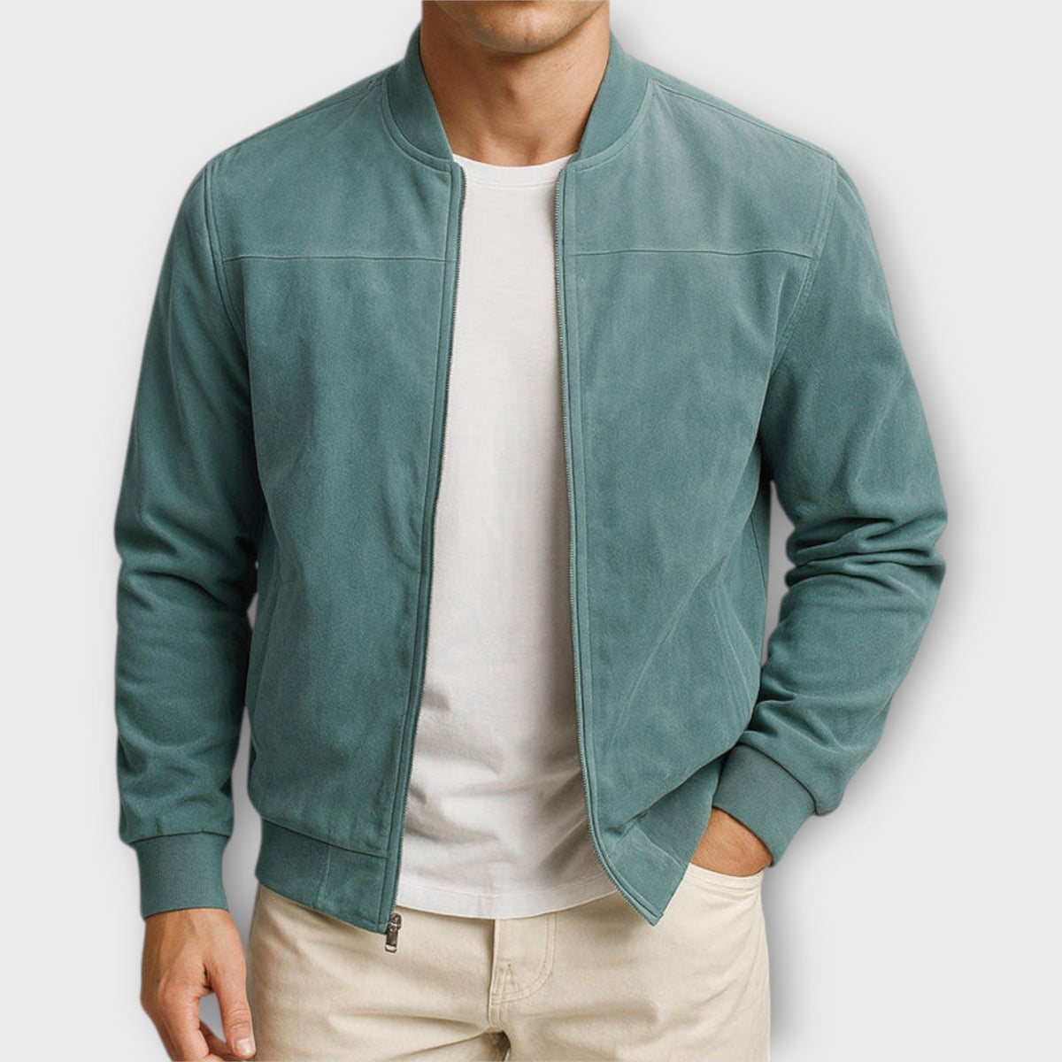 Marco | Classic Bomber Jacket - Blue