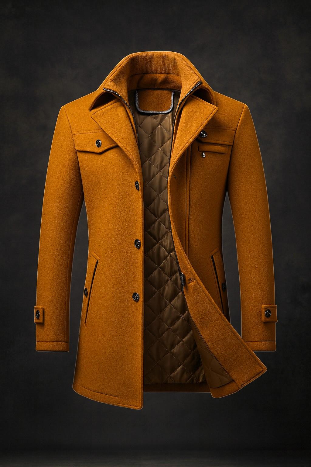 Alexander | Classic Tailored Coat - Brown