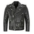 Roman | Classic Biker Jacket - Black